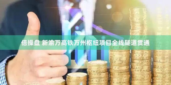 倍操盘 新渝万高铁万州枢纽项目全线隧道贯通